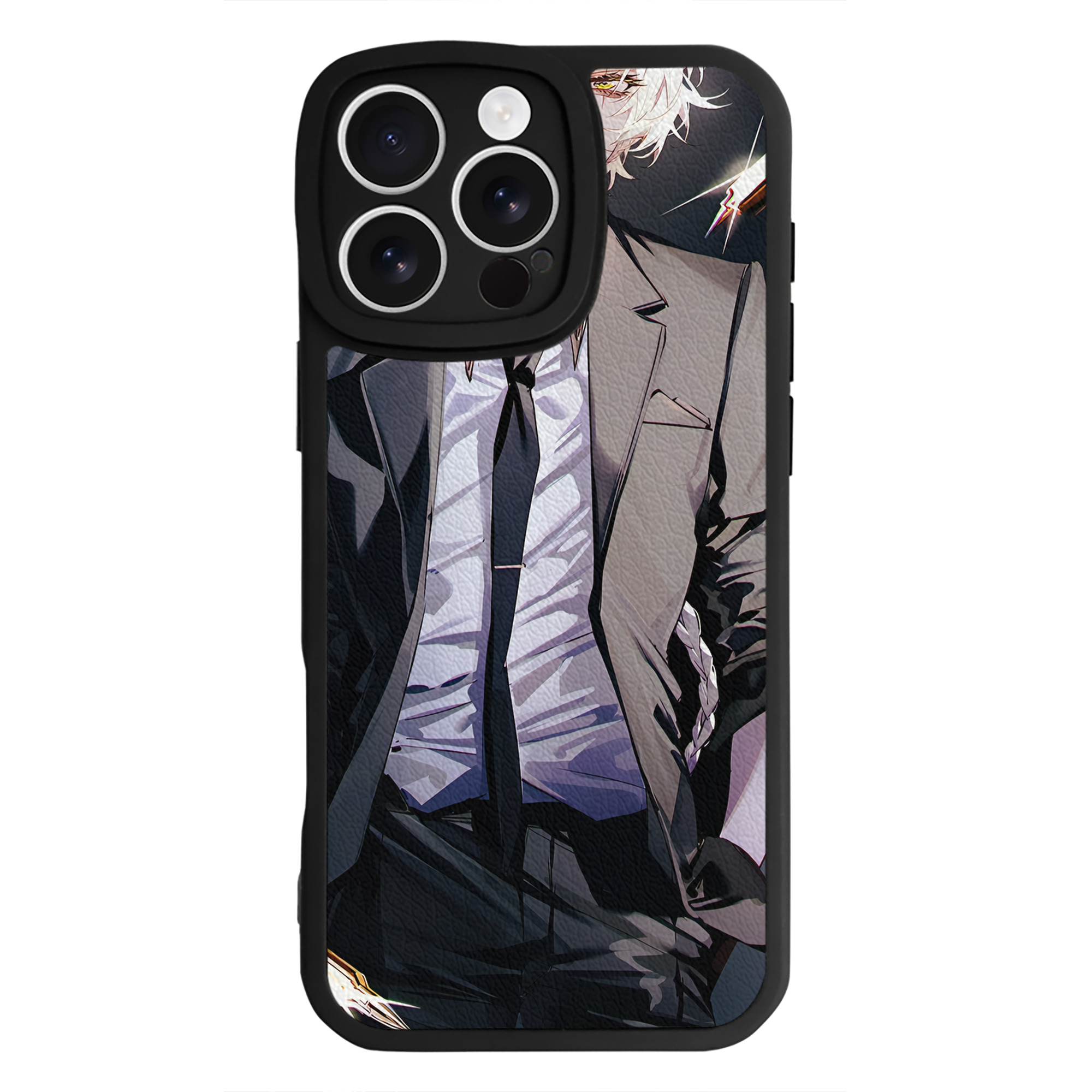 （画像用） 文豪ストレイドッグス Bungo Stray Dogs 【iPhone 16シリーズ対応】シリコンスマホケース（レザー調） 材質：シリコン